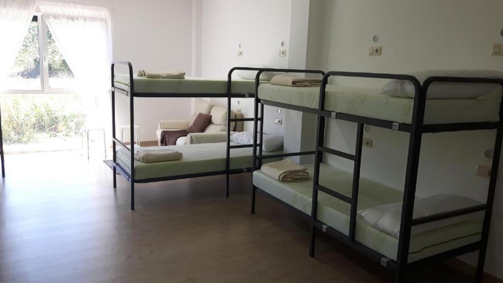 Albergue O Trisquel O Pedrouzo Bagian luar foto
